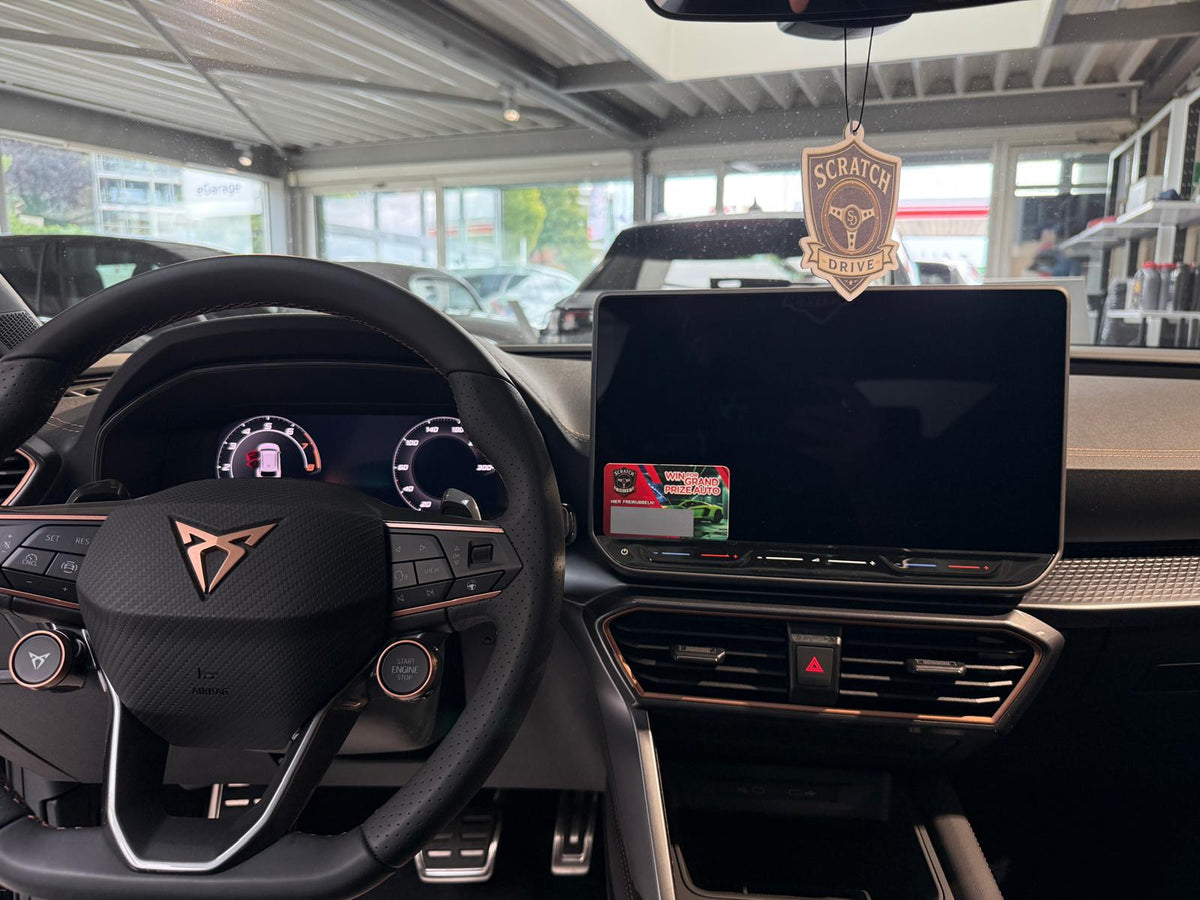Auto Duft Aventus Schweiz – Scratch & Drive KFZ-Dekor Set Rundform