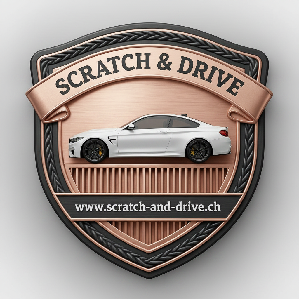Scratch & Drive Steel Edition – Produkt-Badge im BMW Design